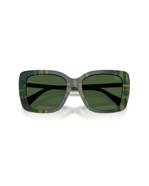 Burberry Green 54Mm Square Sunglasses