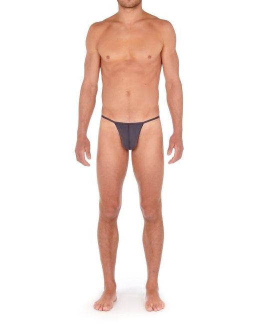Hom Blue Plume G-String for men