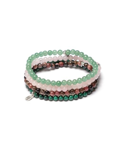 Tiny Rituals Green Heart Chakra Bracelet Set