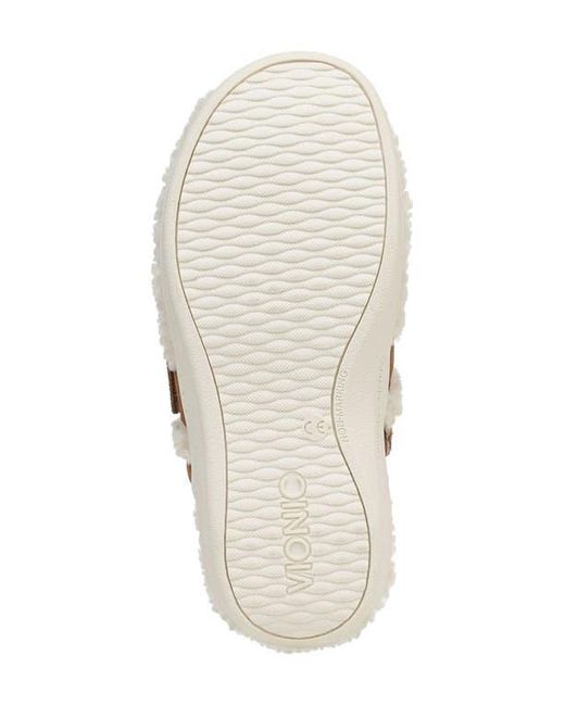 Vionic Natural Izzy Faux Shearling Clog