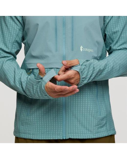 COTOPAXI Blue Yermo Hooded Jacket for men