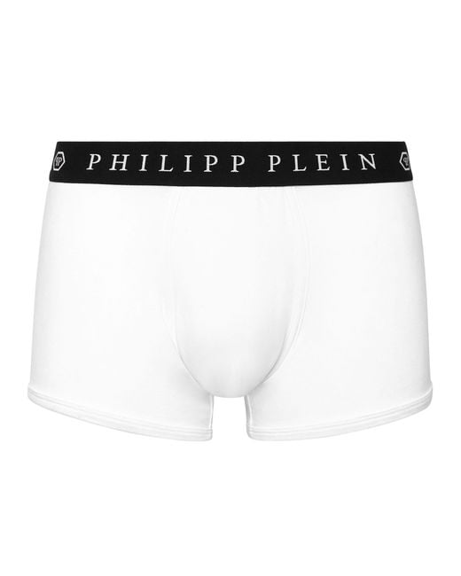 Philipp Plein White Boxer Tm for men