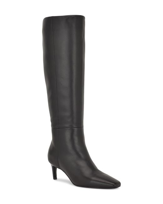 Nine West Black Caddy Knee High Boot
