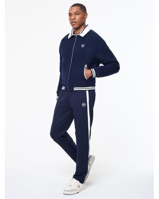 Sergio Tacchini Blue Marco Varsity Jacket for men