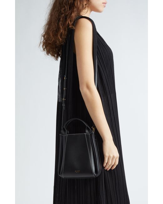 REE PROJECTS Black Mini Avy Leather Tote