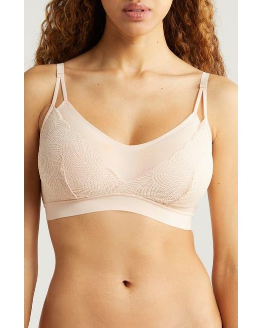 Chantelle Brown Soft Stretch Lace Bralette