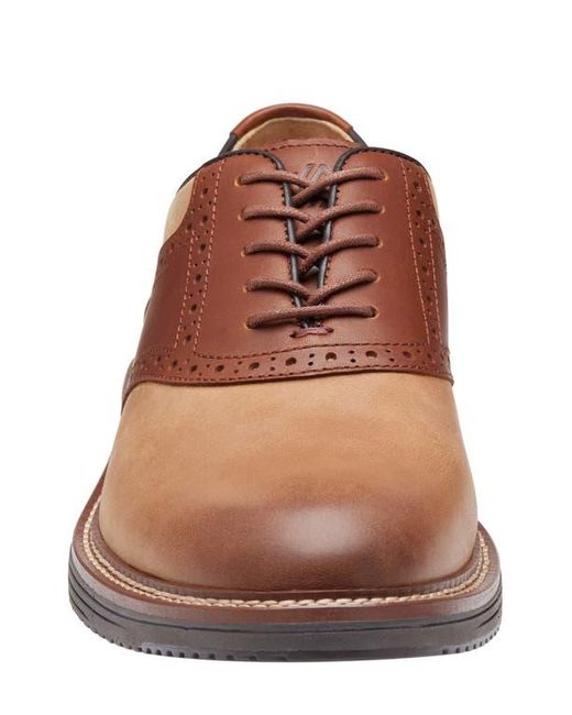 Johnston & Murphy Brown Upton Saddle Shoe for men