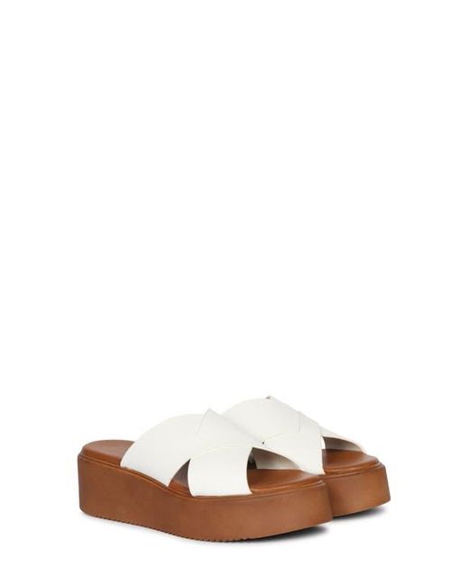 VIVI BLU Brown Yasmin Platform Sandal