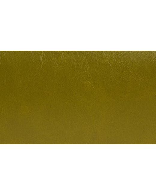 Reformation Green Dominique Leather Shoulder Bag