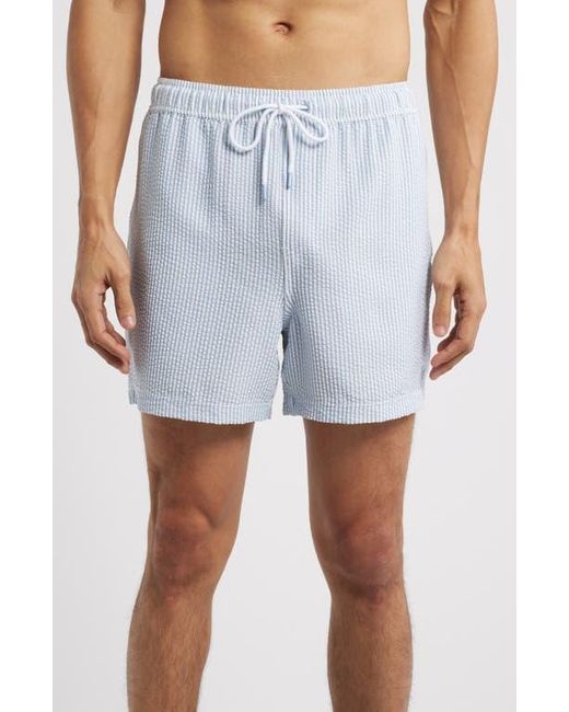 Rails Blue La Brea Iridescent Swim Trunks for men