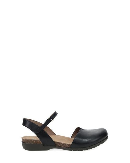 Dansko White Rowan Flat