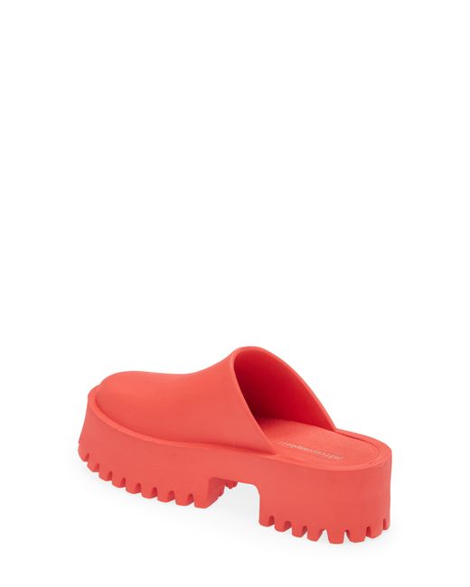 Jeffrey Campbell lugged Platform Clog in Red | Lyst