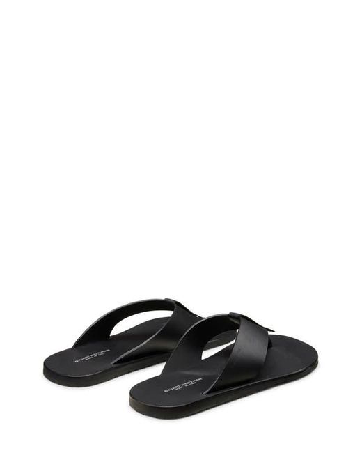 Stuart Weitzman Black Bastian Flip Flop for men