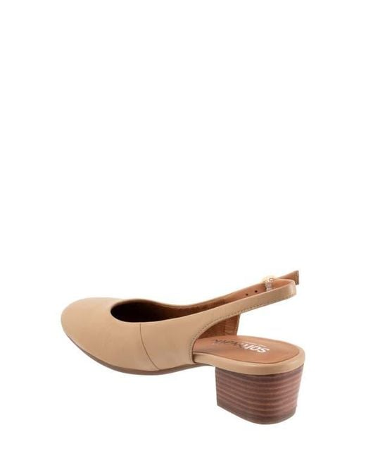 Softwalk® Brown Largo Slingback Pump