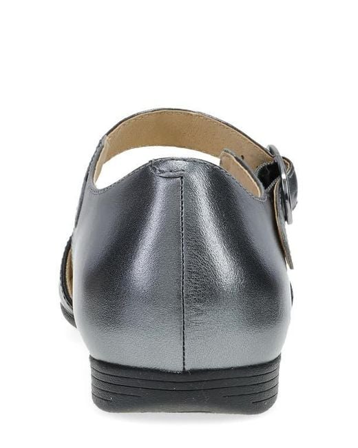 Dansko Multicolor Liv Ankle Strap Flat