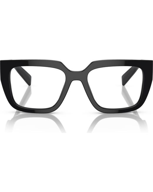 Prada Black 52Mm Square Optical Glasses