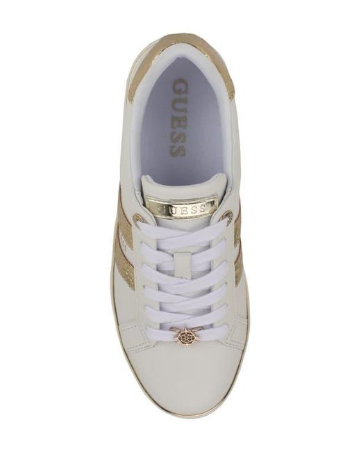 Guess White Barlie Sneaker