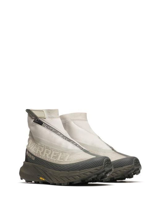 Merrell White Agility Peak 5 Trail Running Shoe for men