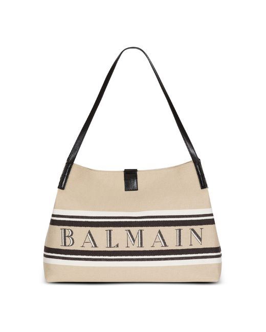 Balmain Metallic Medium Release Shopper Bag