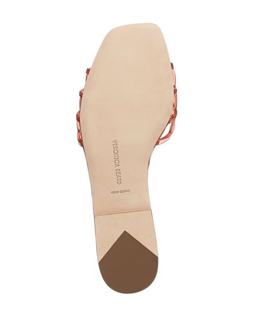 Veronica Beard Pink Maris Jelly Slide Sandal