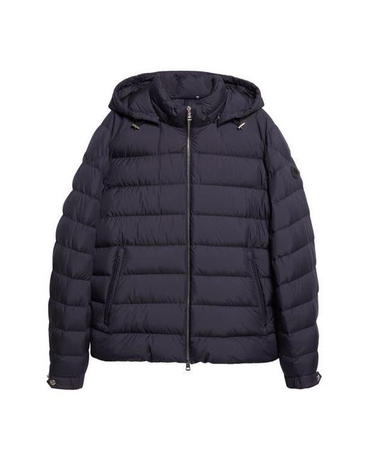 Moncler Blue Arneb Down Puffer Jacket With Removable Hood for men
