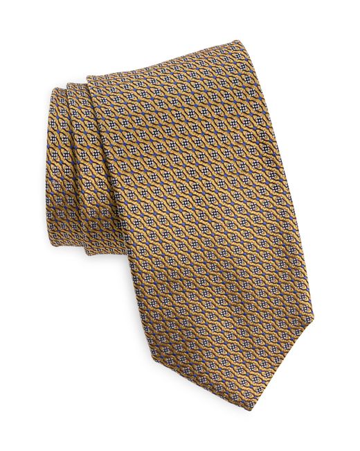 Canali Natural Neat Silk Tie for men