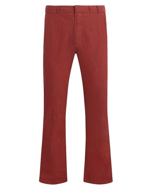 Hudson Red Walker Flare Pants for men