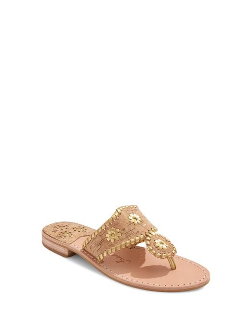 Jack Rogers Brown Jacks Flat Sandal