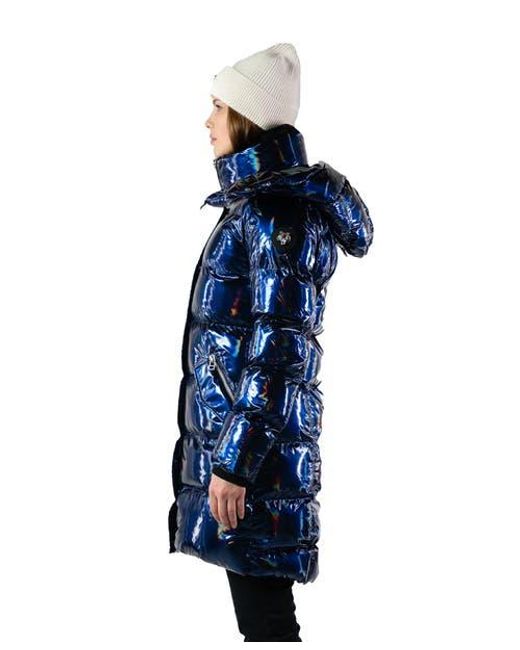 Woodpecker Brown Penguin Long Length Quilted Coat