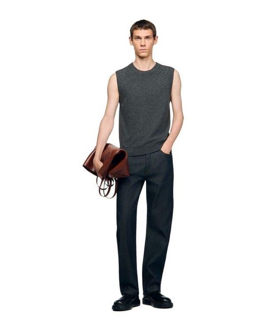 Sandro Blue Regular Jeans for men