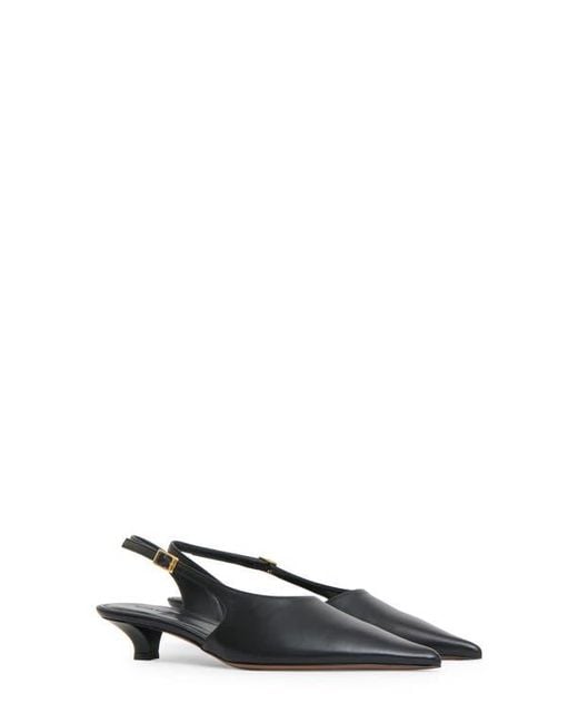 Mansur Gavriel Blue Anna Slingback Pump