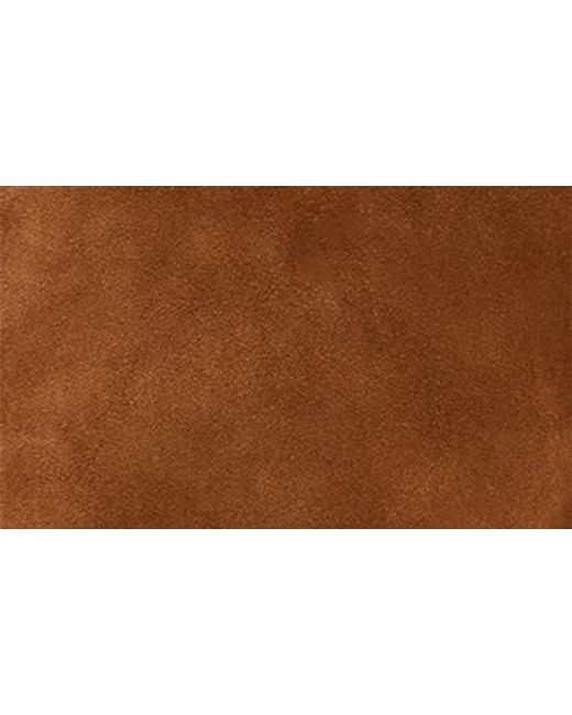 AllSaints Brown Ara East West Suede Tote