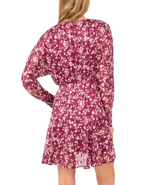 Parker Red The Livy Long Sleeve Cocktail Dress