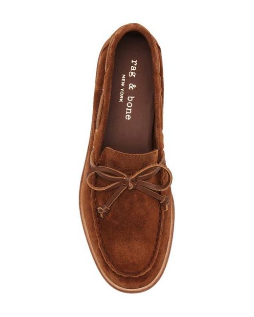 Rag & Bone Brown Carter Boat Shoe
