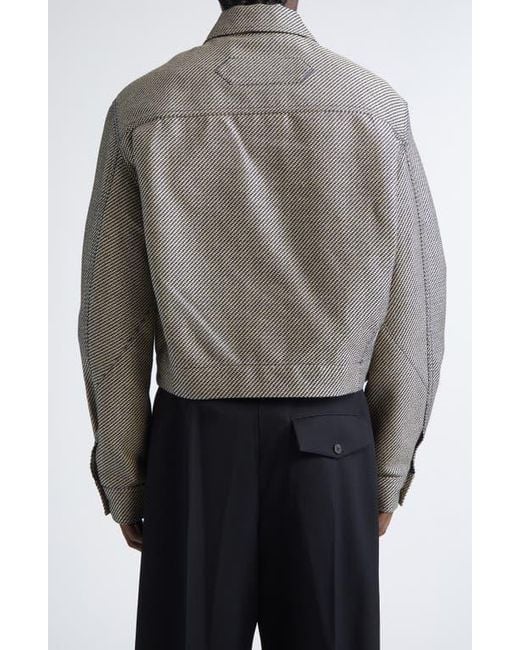 Jacquemus Gray Le Veste De-Nîmes Canevas Denim Jacket for men