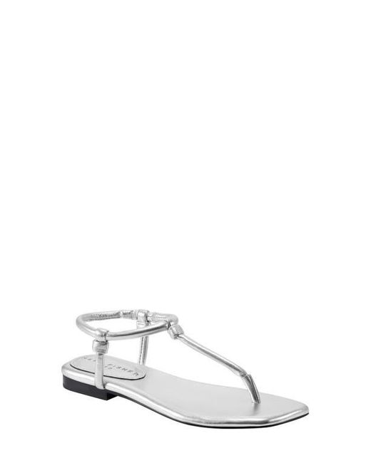 Marc Fisher White Maycee Ankle Strap Sandal