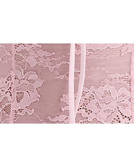 House Of Cb Alice Underwire Lace Minidress & Bolero in Pink | Lyst