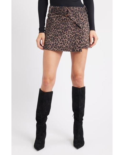 Rails Brown Deanna Belted Skirt