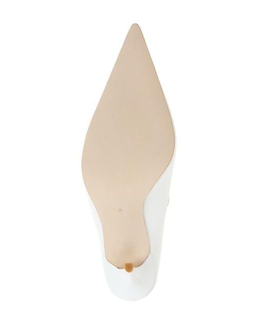 Jeffrey Campbell White Grateau Ankle Wrap Mule
