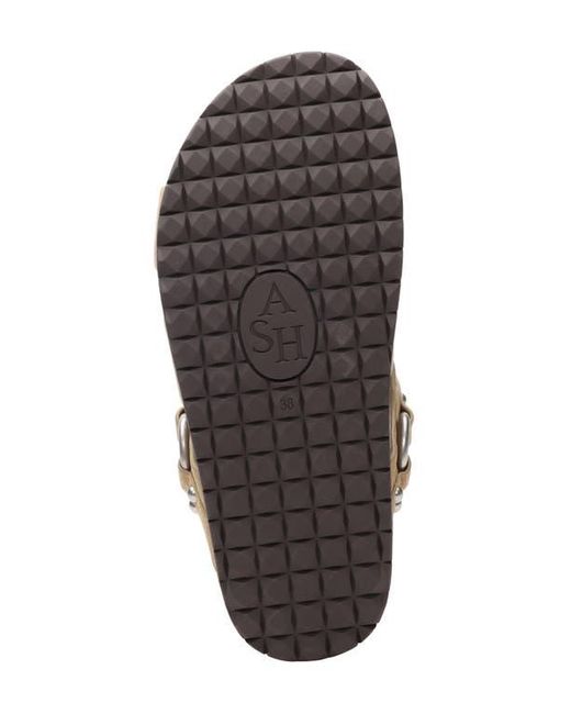 Ash Natural Terry Fisherman Platform Clog
