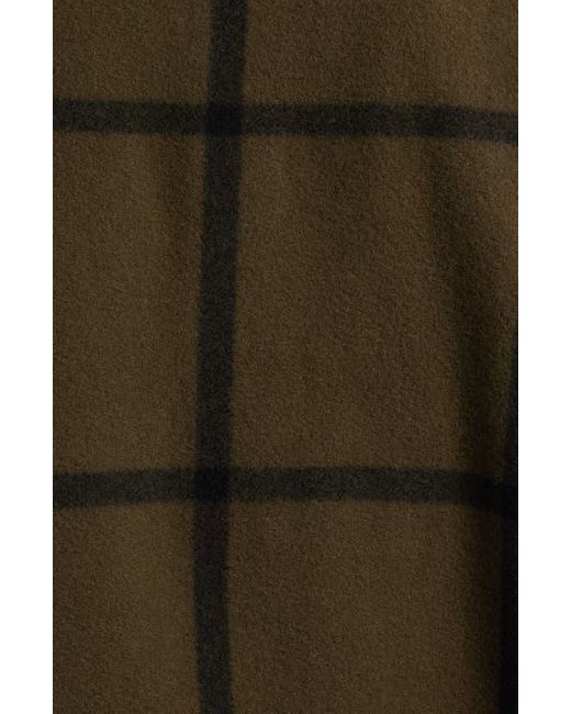 Alex Crane Black Park Wool Overshirt for men