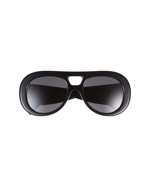 Givenchy Black Bold 53Mm Gradient Round Sunglasses