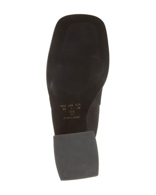Chocolat Blu Black Delilah Block Heel Mule