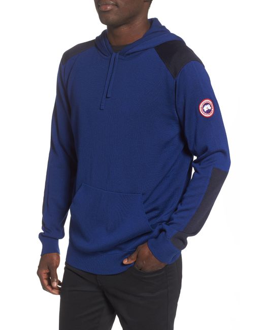 Canada Goose Blue Amherst Hoodie for men