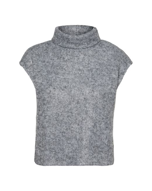 Vero Moda Black Blis Cap Sleeve Turtleneck Sweater