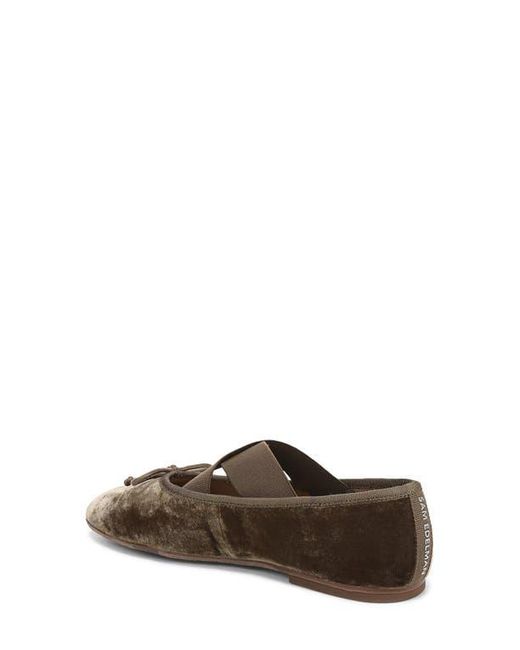 Sam Edelman Brown Arya Ballet Flat