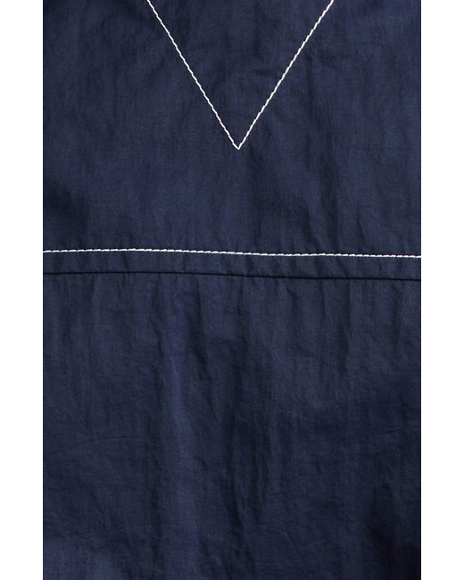 Bottega Veneta Blue Triangle Pocket Nylon Jacket