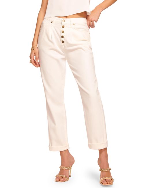 Ramy Brook Natural Pearle Exposed Button Fly Jeans