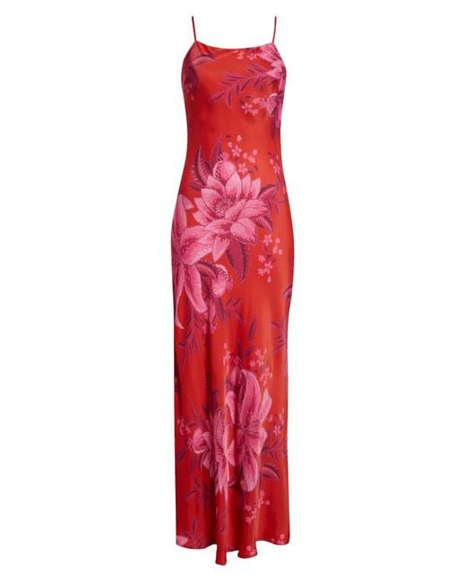 chinese dress ladies Farm Rio Black Lili Slip Maxi Dress, Lili Black / M