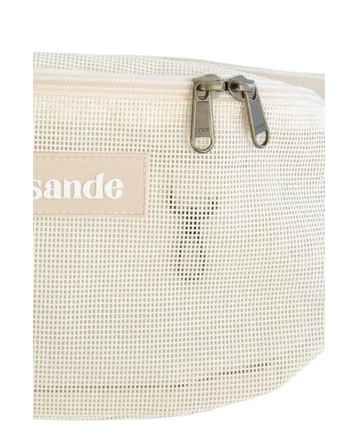 Sande White Essentials Crossbody Bag